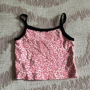 Brandy Melville cheetah top